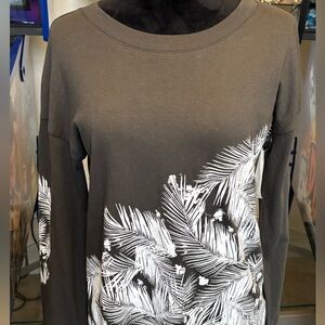 TREASURE & BOND Dark Gray Graphic Tee XL